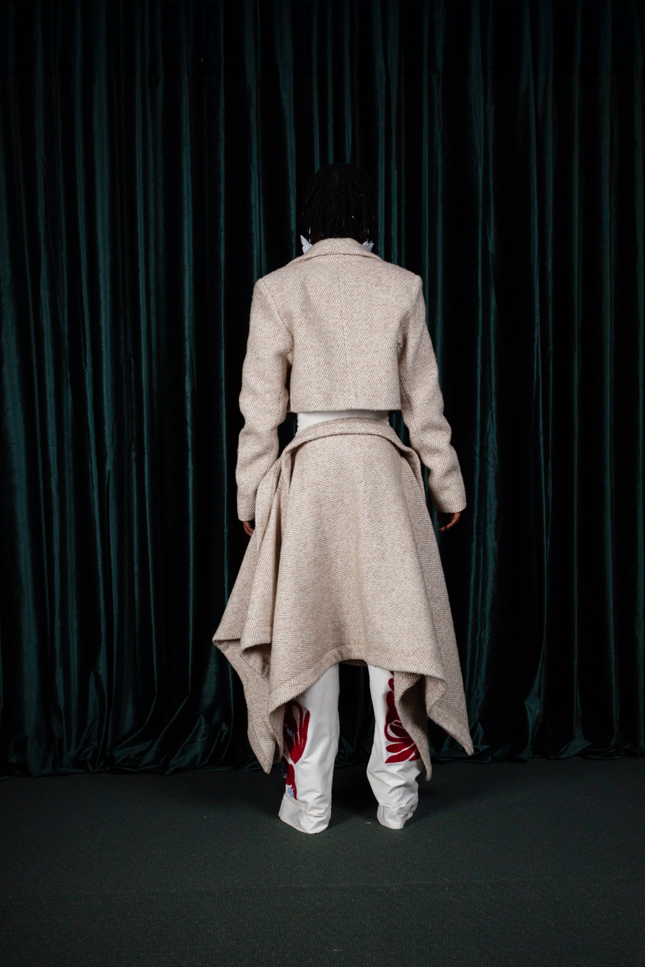 Tweed Calyx Crop Blazer (ML155)