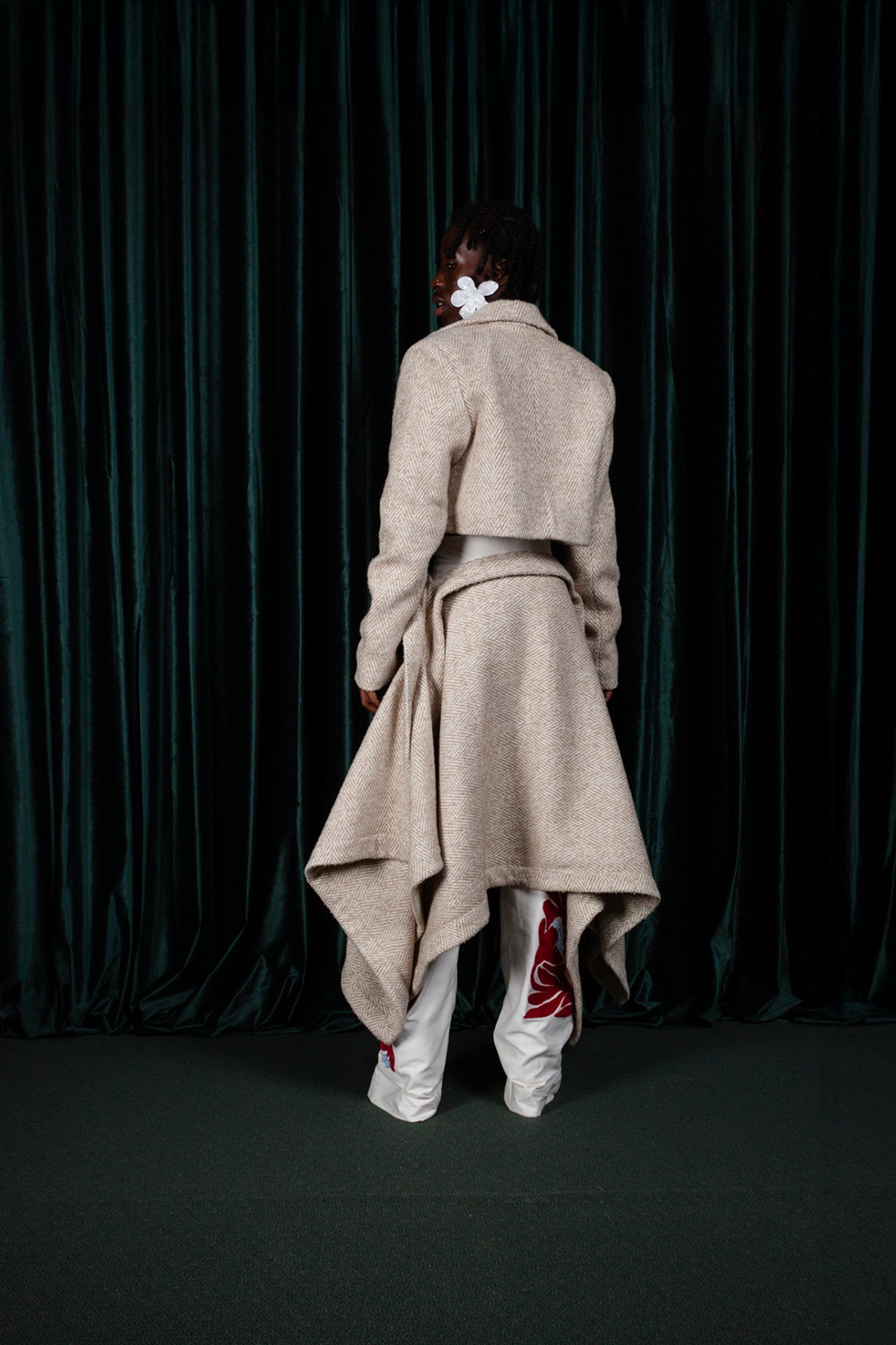 Tweed Calyx Crop Blazer (ML155)