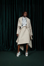 Tweed Calyx Wrap Skirt (ML167)