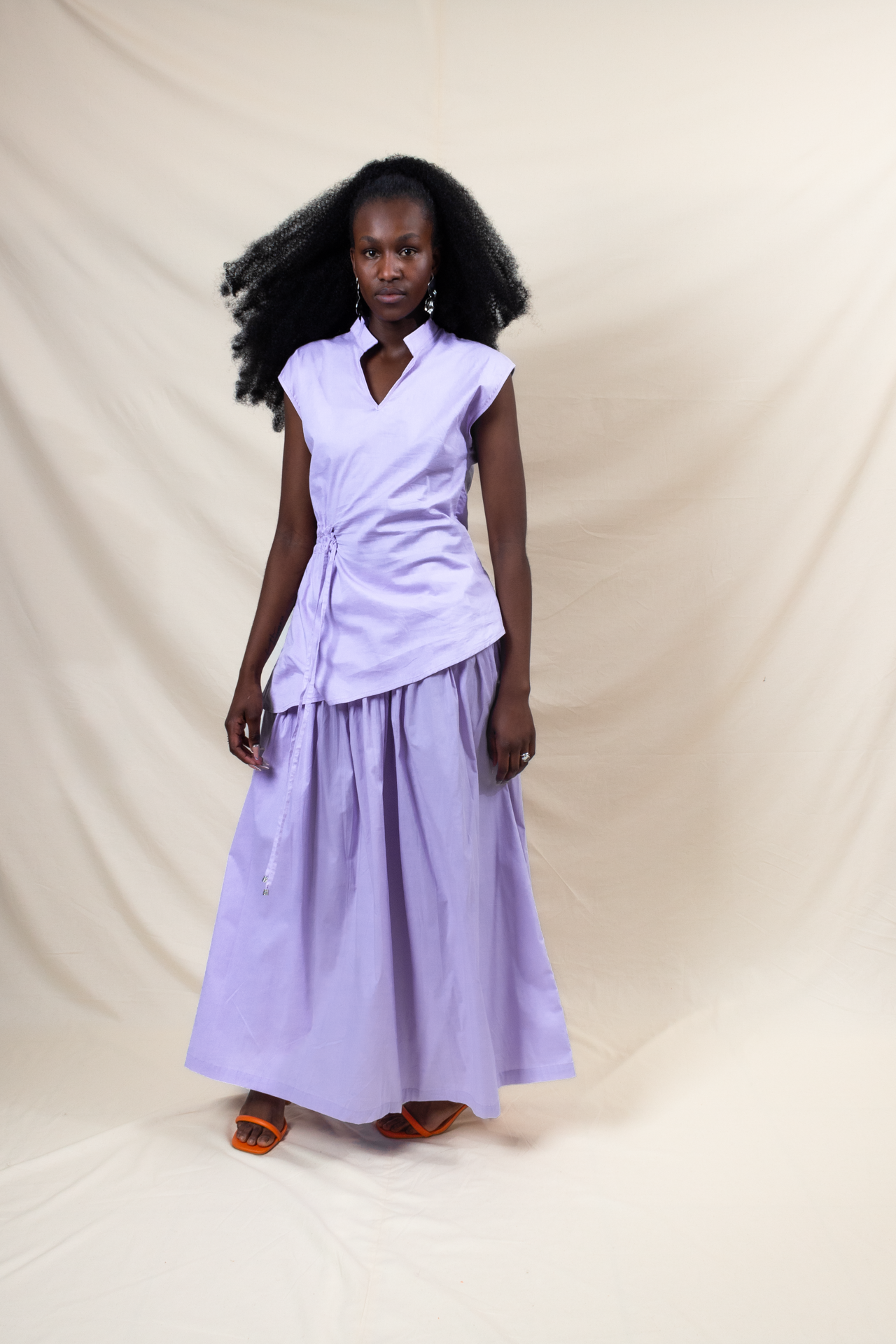 Asymmetrical Tunic (ML87 Lilac)