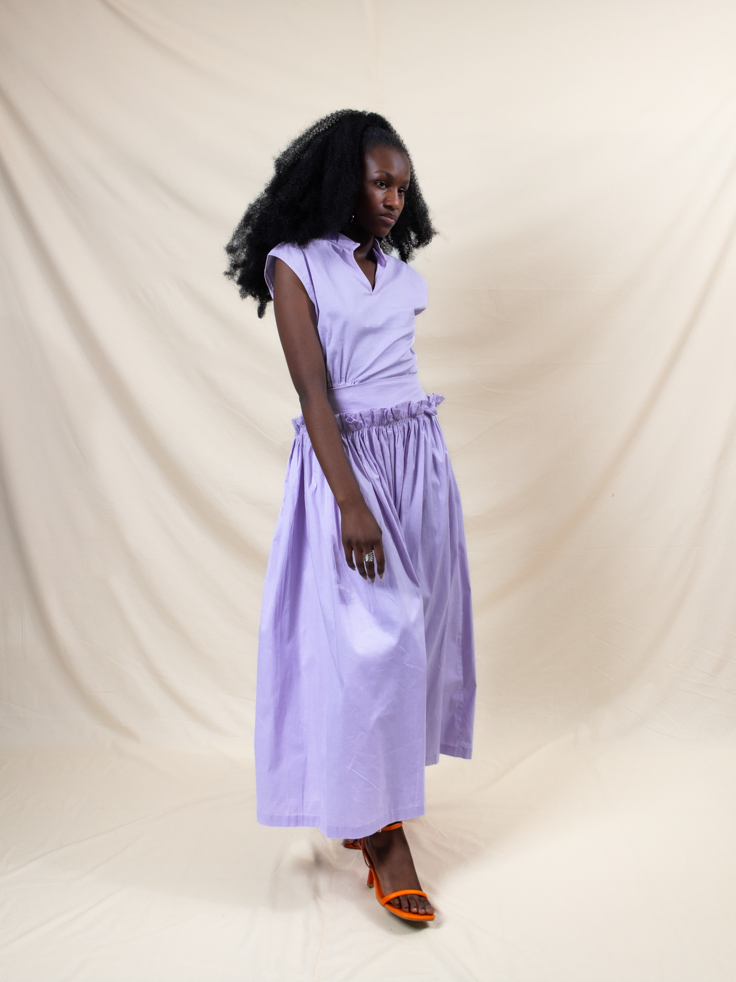 Flutter Skirt (ML91 Lilac)