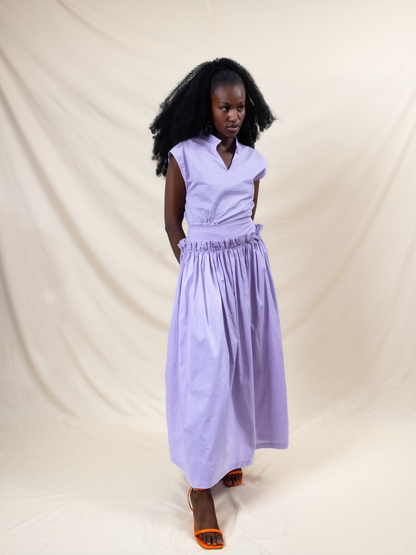 Flutter Skirt (ML91 Lilac)