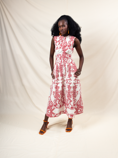 Printed Utility Dress (ML15)