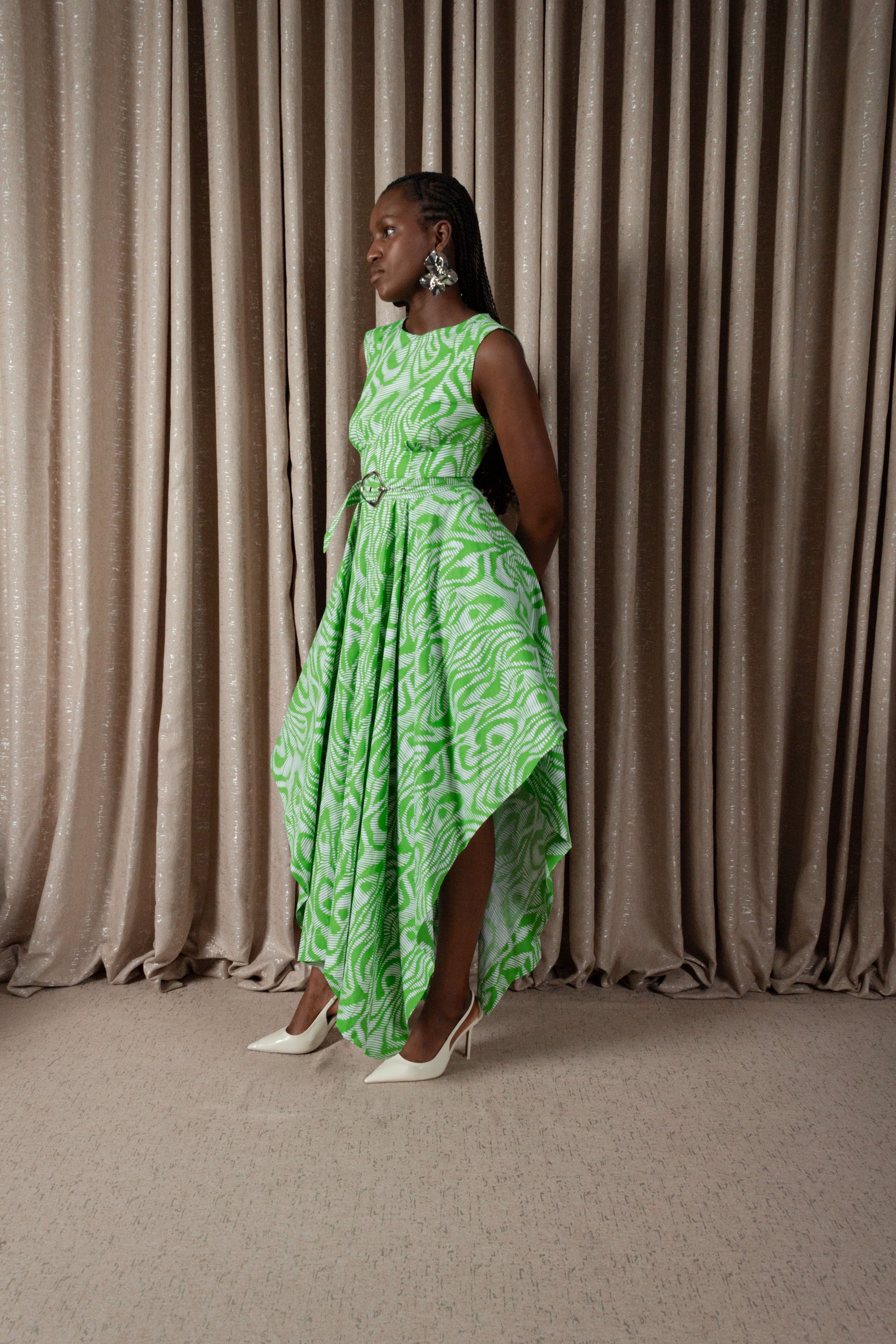 Zebra Handkerchief Dress (ML200)