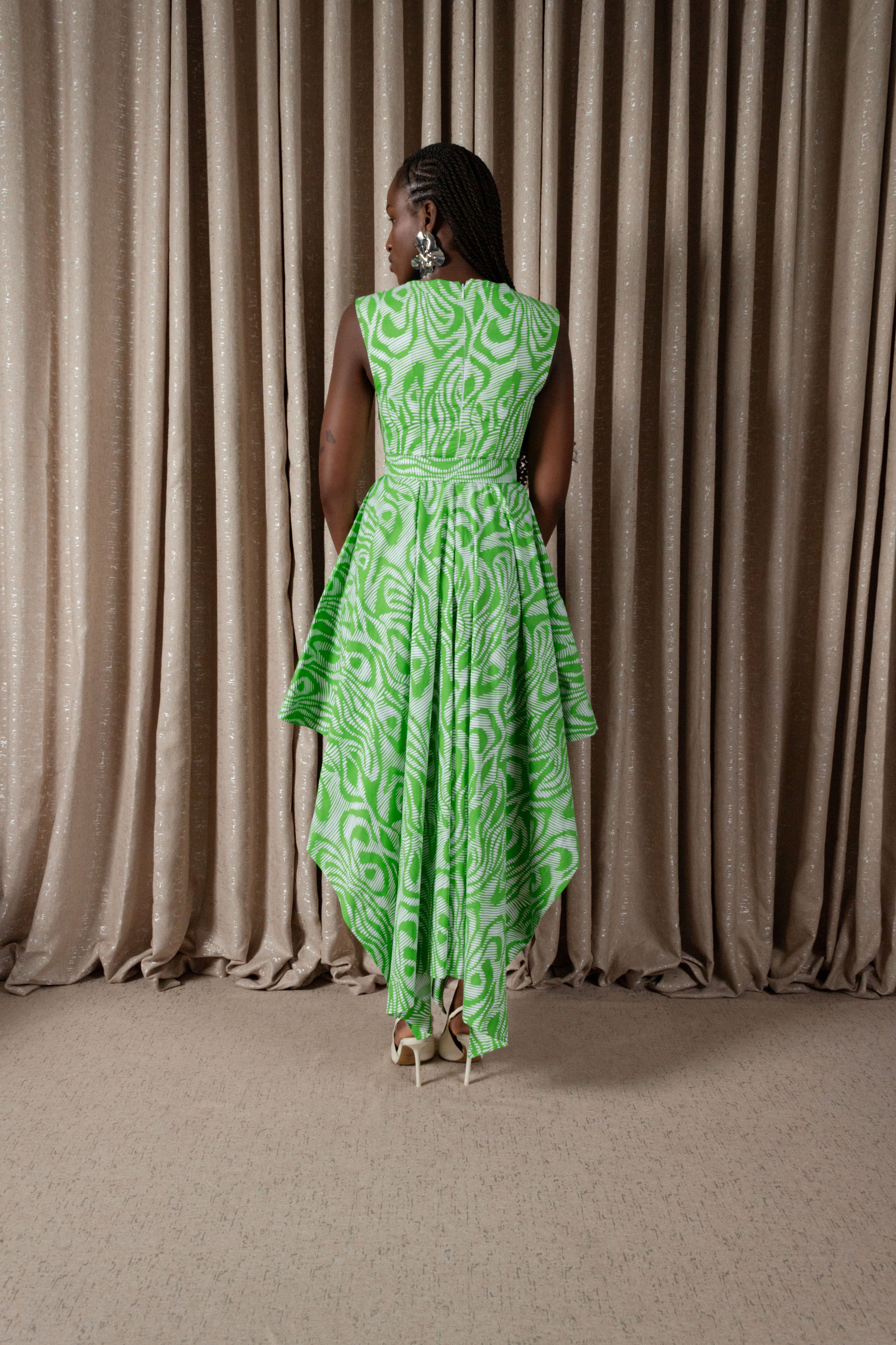 Zebra Handkerchief Dress (ML200)