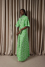 Zebra Maxi Shirt Dress (ML198)