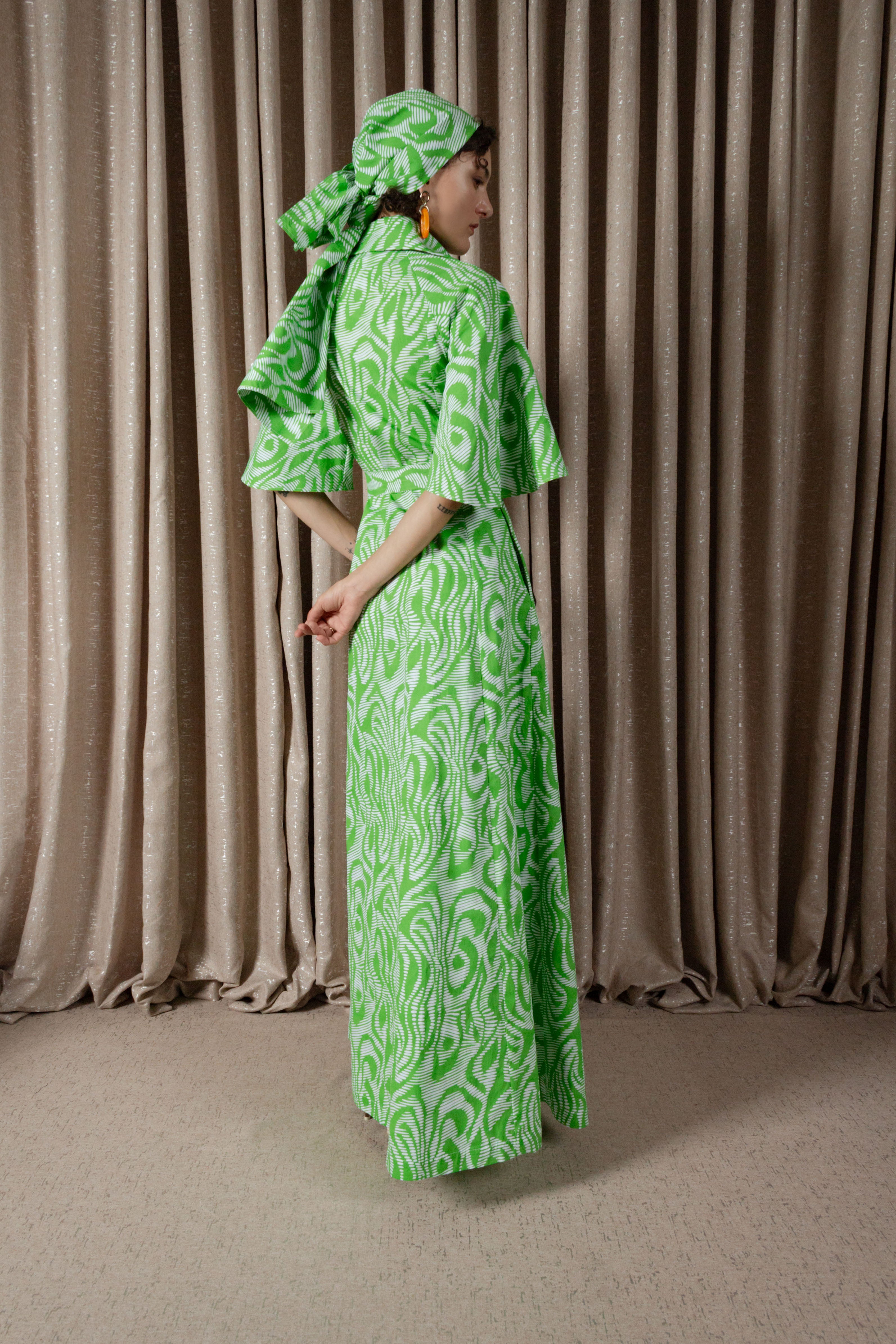 Zebra Maxi Shirt Dress (ML198)