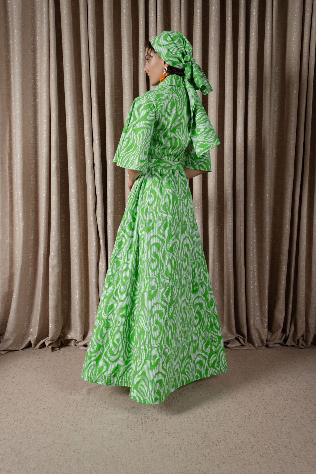 Zebra Maxi Shirt Dress (ML198)