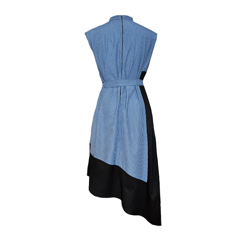 asymmetrical panel dress (ml64)