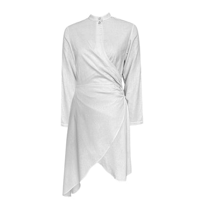 Gathered Waist Dress (ML68 Black / White)