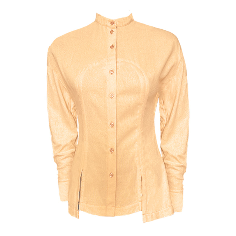 Curve Slit Shirt (ML72 Plain Colours)
