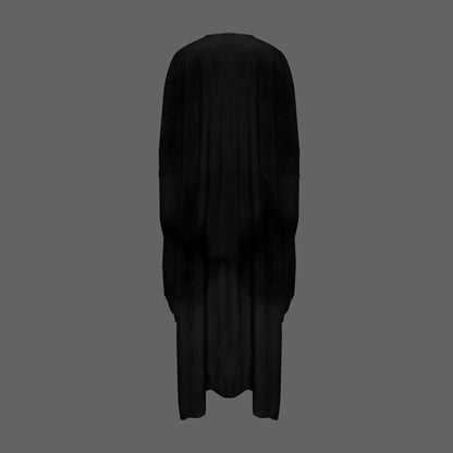 Double Drawstring Evening Dress (ML80 Black)