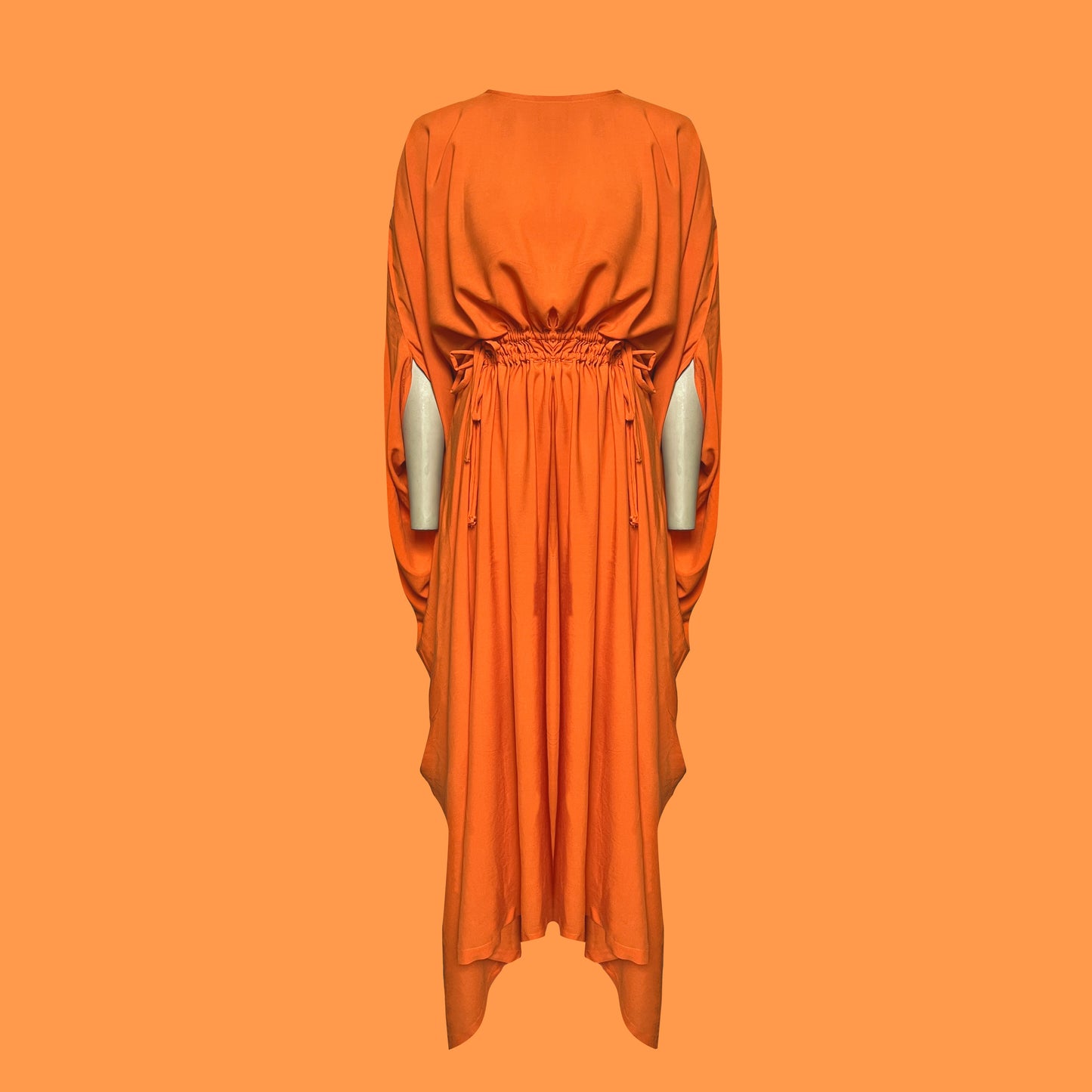 orange size inclusive dress