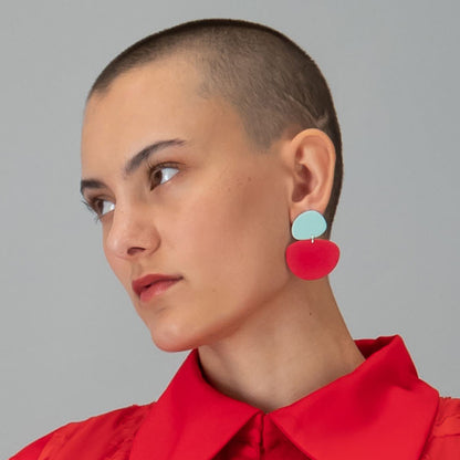 The Stacked Stones Earring